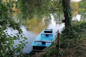 Location de vacances pour 5 personnes, avec jardin à Durtal