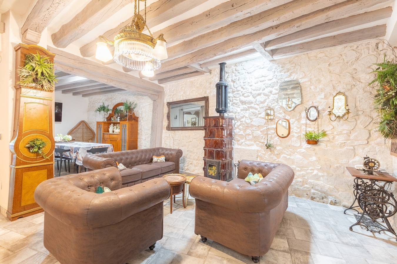 Finca 'La Casona Del Tio Pedro' mit privatem Garten, Balkon und Wlan in Cadalso de los Vidrios, Madrid Province