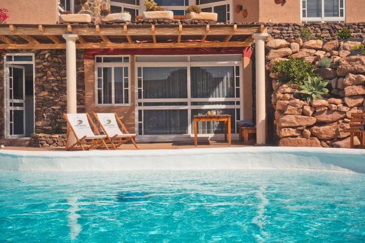 Gîte pour 3 personnes, avec jardin et piscine ainsi que sauna et jacuzzi à La Pared - 2