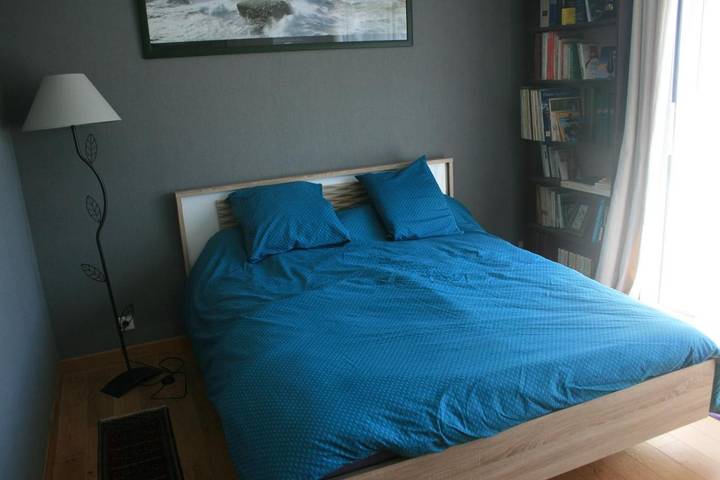 Chambre d’hôte pour 2 personnes, avec Balcon ainsi que Terrasse et Piscine à Larmor-Plage