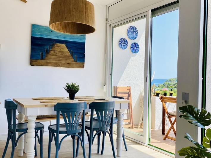 Ferienwohnung für 6 Personen, mit Meerblick und Terrasse in Sa Riera - 4