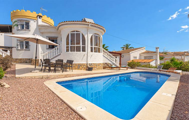 Apartamento con vistas al mar, garaje, piscina y terraza in Ciudad Quesada, Rojales
