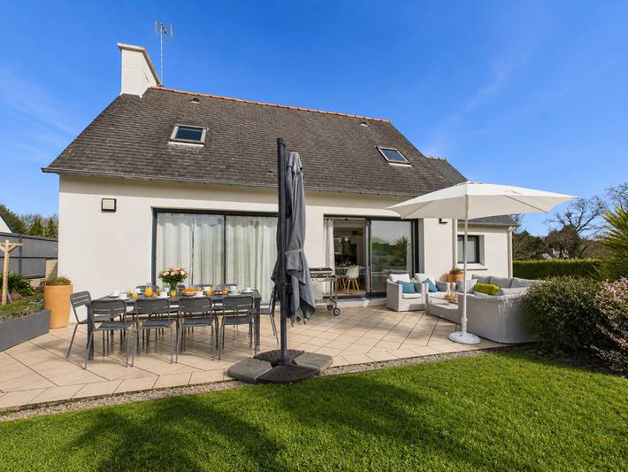 Maison de vacances pour 9 personnes, avec Terrasse et Jardin à La Forêt-Fouesnant