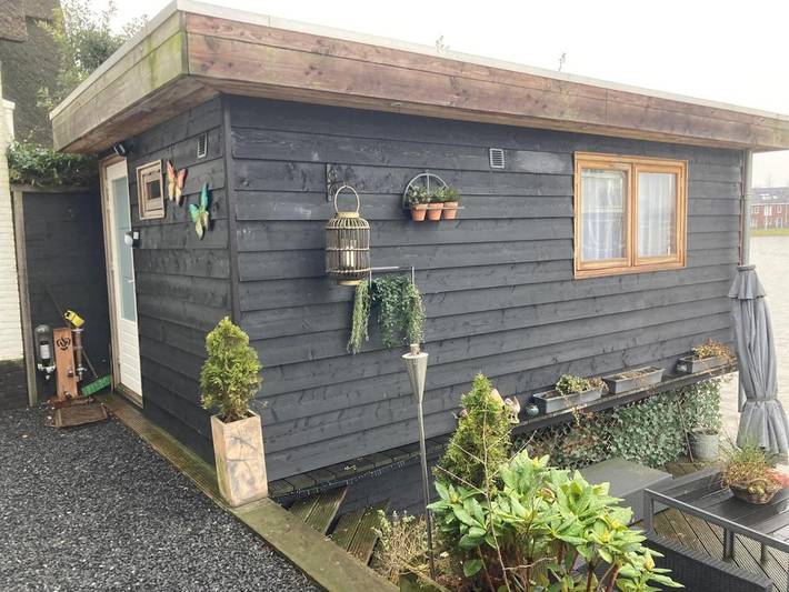 Chambre d’hôte pour 4 personnes, avec Terrasse et Jardin ainsi que Vue sur le lac et Vue à Gouda