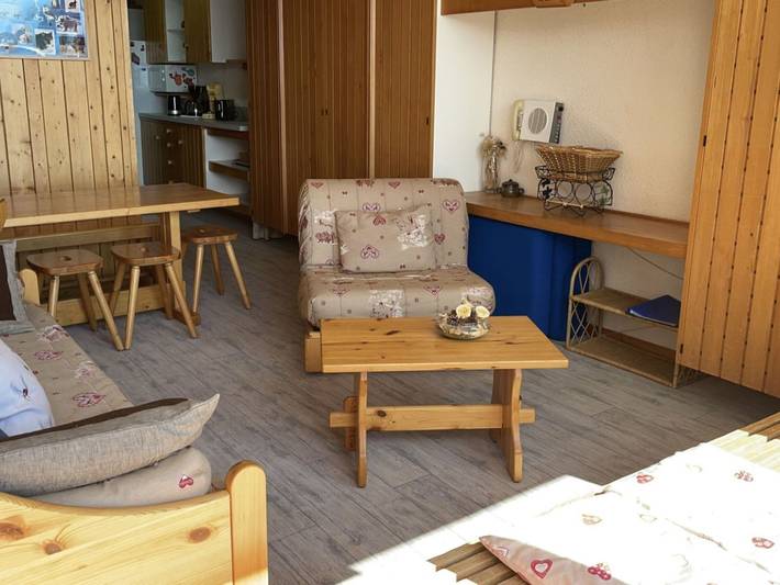 Studio pour 4 personnes, avec Balcon