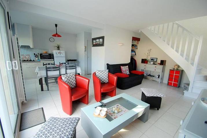 Appartement de vacances pour 5 personnes, avec jardin et terrasse