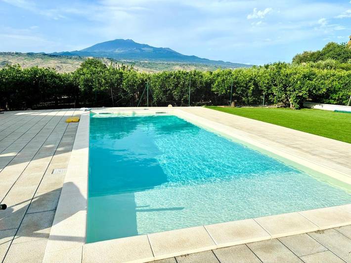 Gîte pour 6 personnes, avec jardin ainsi que vue et piscine, adapté aux familles en Sicile - 3