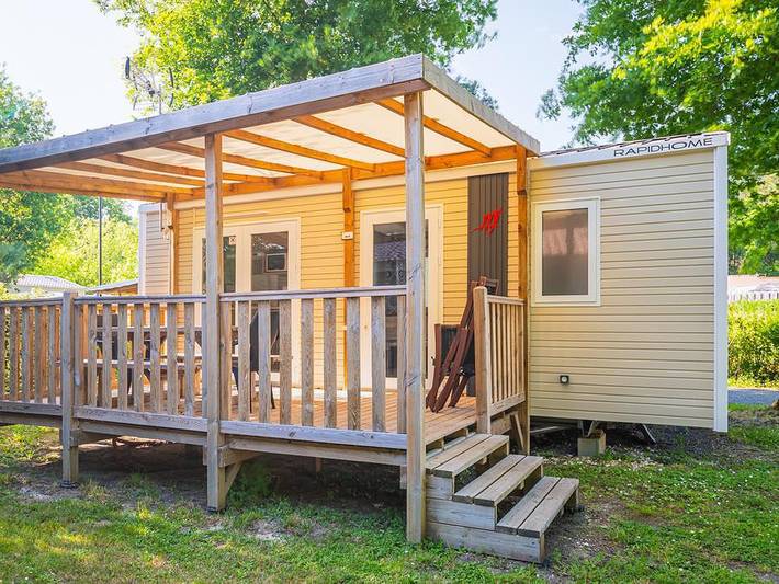 Mobil home pour 6 personnes, avec bassin pour enfant à Saint-Laurent-Médoc - 2