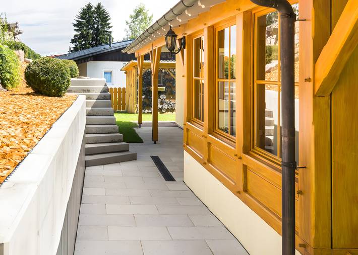 Ferienhaus für 6 Personen, mit Garten