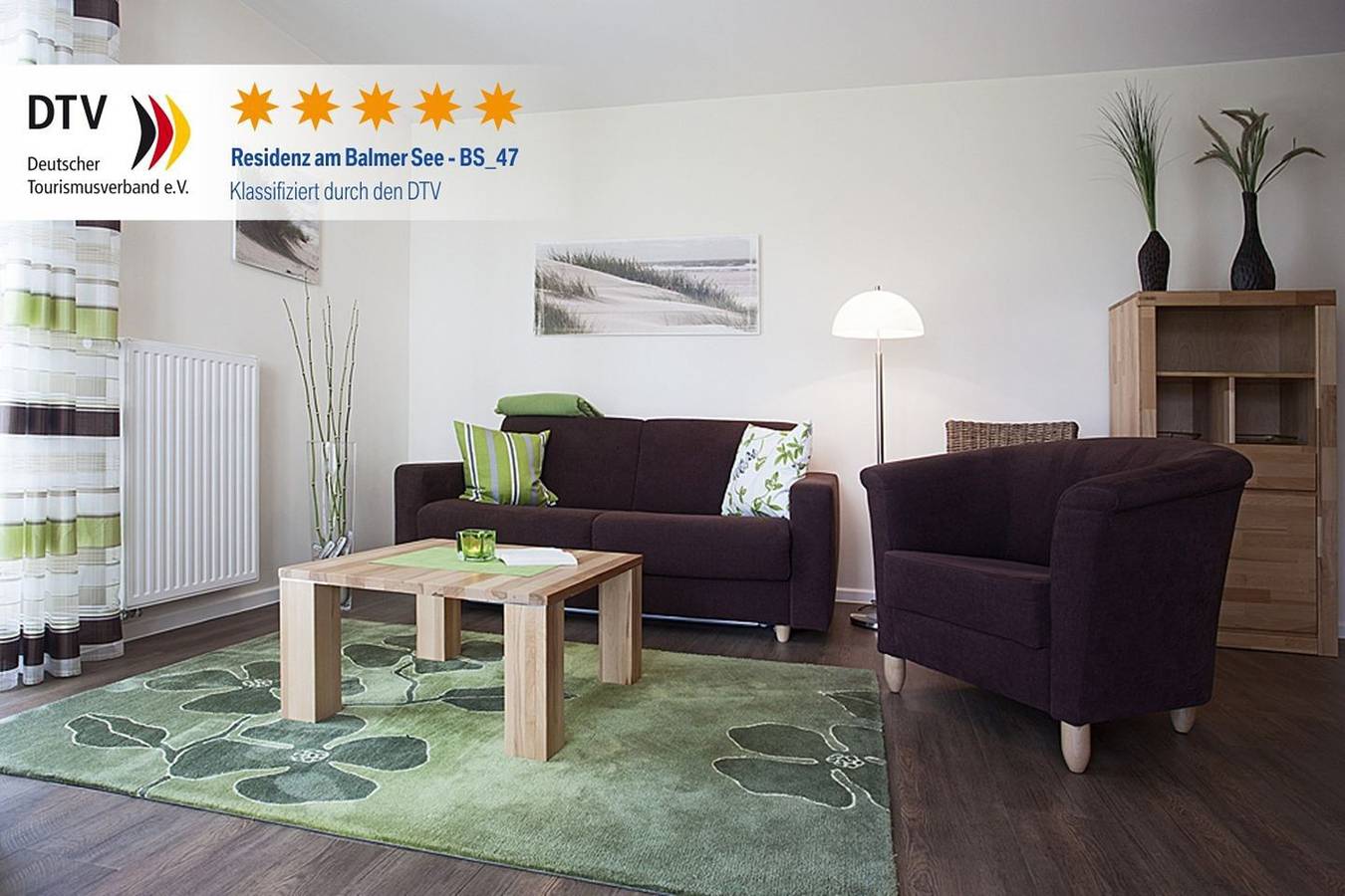 Entire apartment, Herzlich Willkommen in der Residenz am Balmer See Whg. Bs47 in Balm auf Usedom. in Balm, Benz