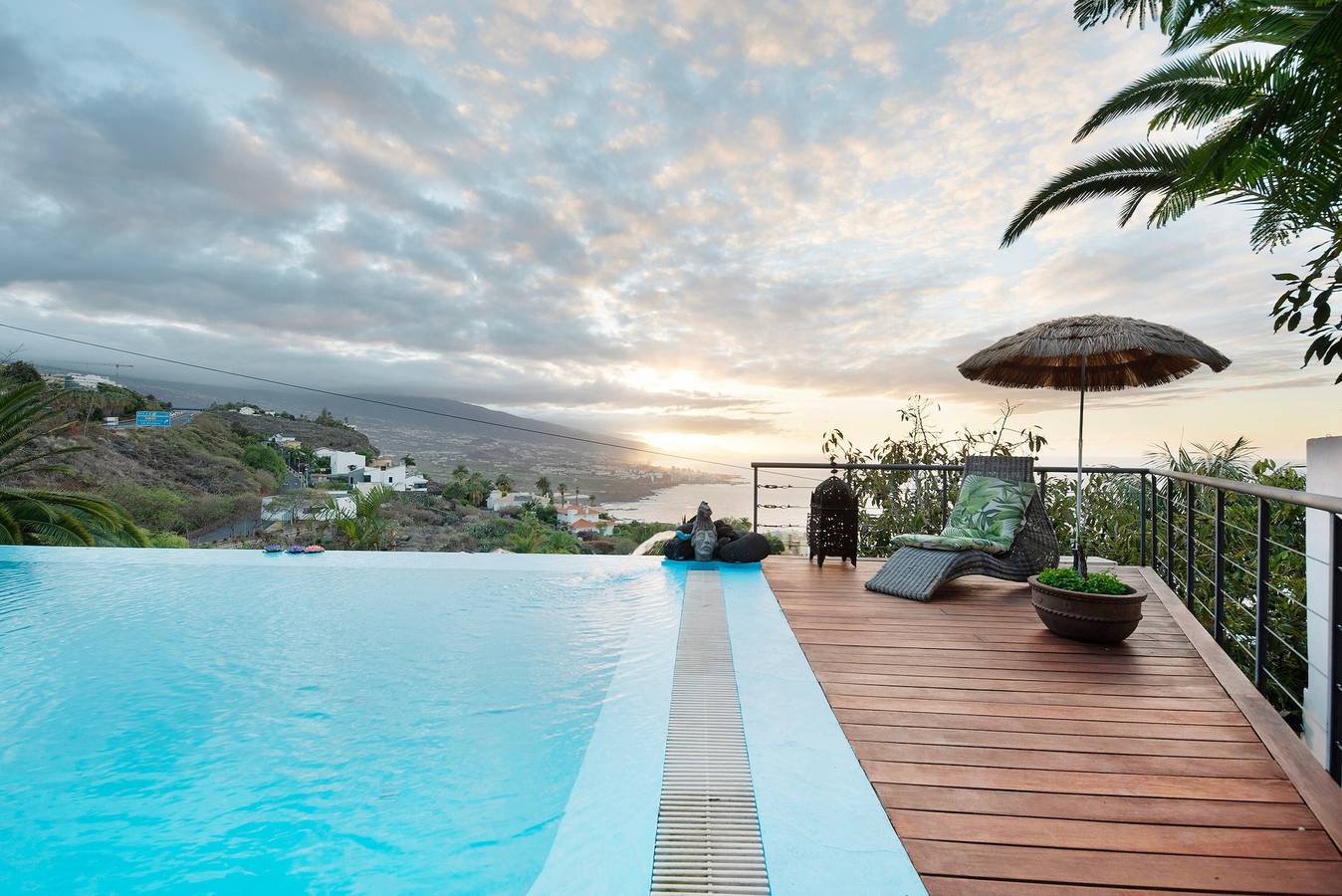 Ferienhaus "Villa Horizonte" mit Meerblick, Privatem Pool und Wlan in Lomo Román, Santa Úrsula