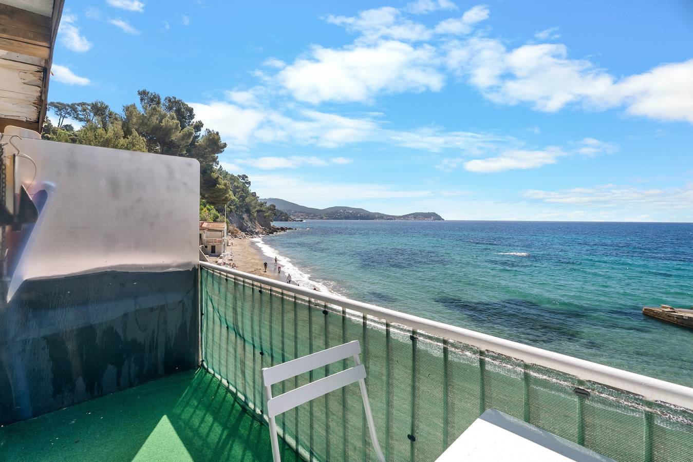 Studio „Jeux de boules 6“ mit Meerblick in Parc national Port-Cros