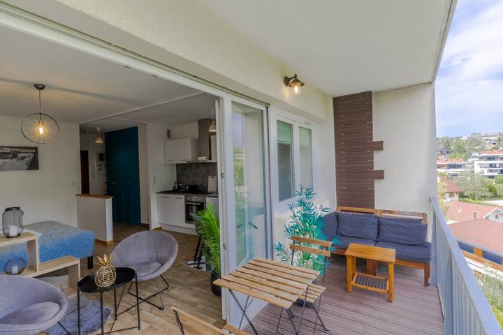 Ganzes Studio, Mont-Lac 2*/Parking gratuit-Accès park-Proche lac in Annecy-le-Vieux, Annecy (Gemeinde)