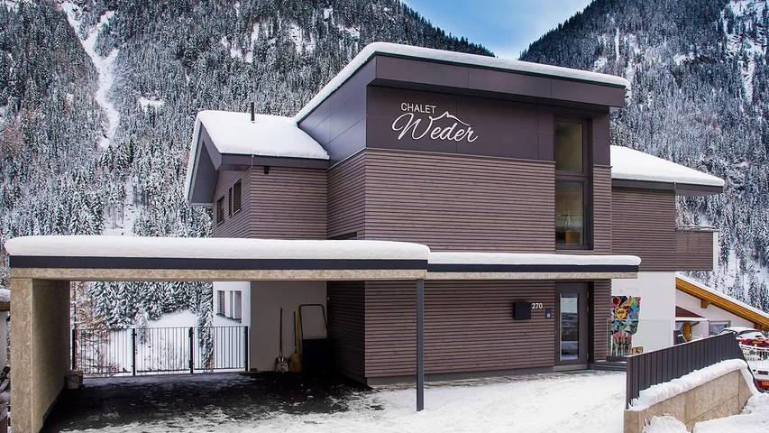 Hütte für 5 Personen, mit Balkon in Kappl