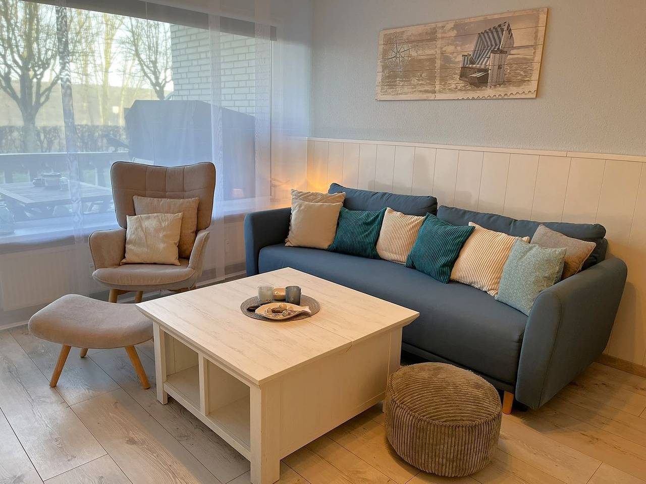 Ganze Wohnung, In dieser strandnahen Ferienwohnung genießen Sie die Ruhe Westerdeichstrichs in Stinteck, Westerdeichstrich