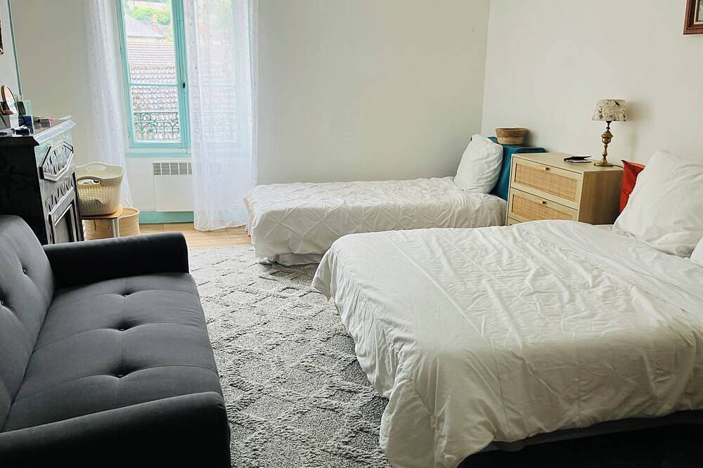 Maison chaleureuse, wifi gratuit, jardin privé fleuri à 20 min. de Vézelay. in Châtel-Censoir, Arrondissement d'Avallon
