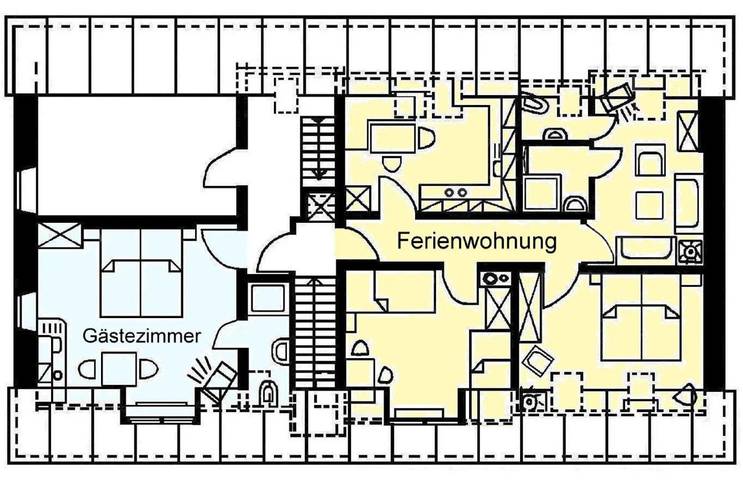 Ferienwohnung für 4 Personen, mit Garten in Franken - 2