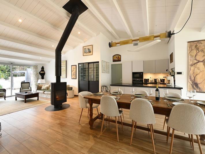 Location de vacances pour 8 personnes, avec terrasse à Saint-Clément-des-Baleines