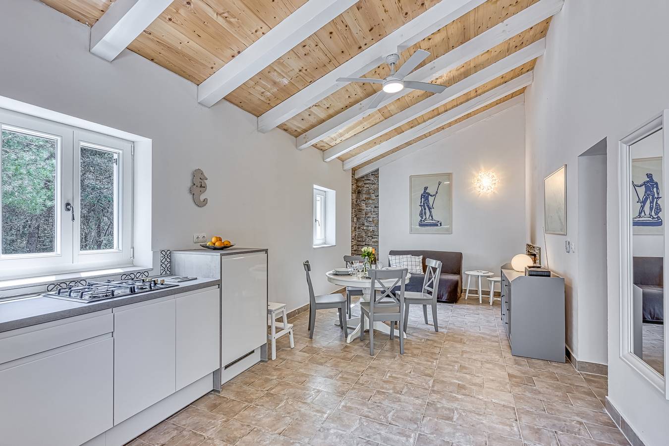 Eco House Casa Grigia Zabodarski beach in Cunski, Lošinj