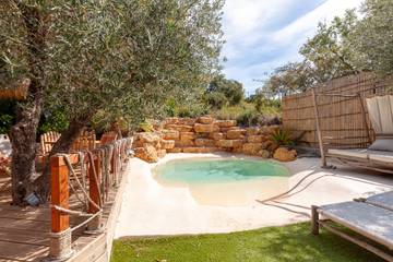 Gîte pour 5 personnes, avec jardin ainsi que jacuzzi et balcon, animaux acceptés à Peypin