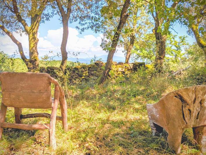 Camping pour 10 personnes, avec vue et terrasse, animaux acceptés dans Drôme provençale - 4