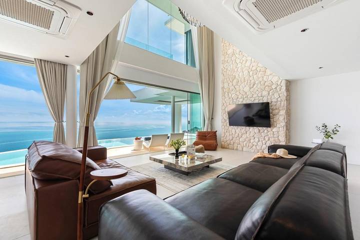 Villa für 6 Personen, mit Pool und Terrasse sowie Ausblick auf Koh Samui