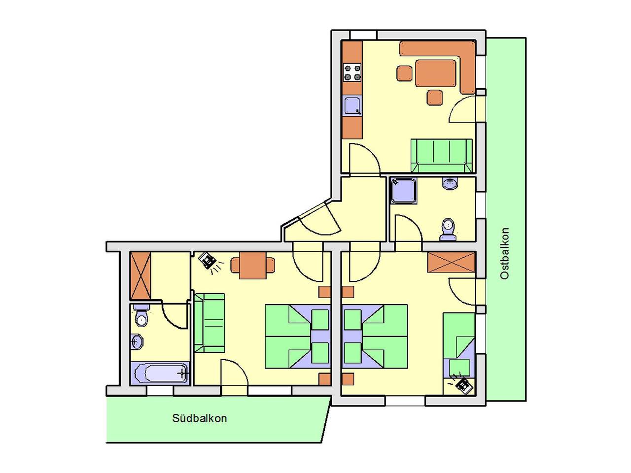 Ganze Ferienwohnung, Hubertus in Mathon, Verwall
