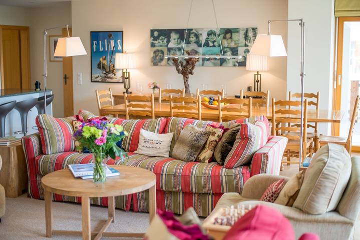 Hütte für 8 Personen, mit Balkon und Sauna in Flims