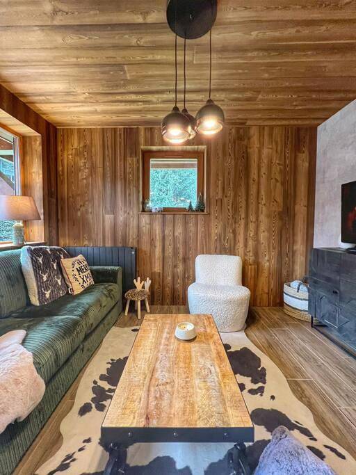 Gîte pour 6 personnes, avec jardin dans Palais Des Sports Et Des Congres Megeve