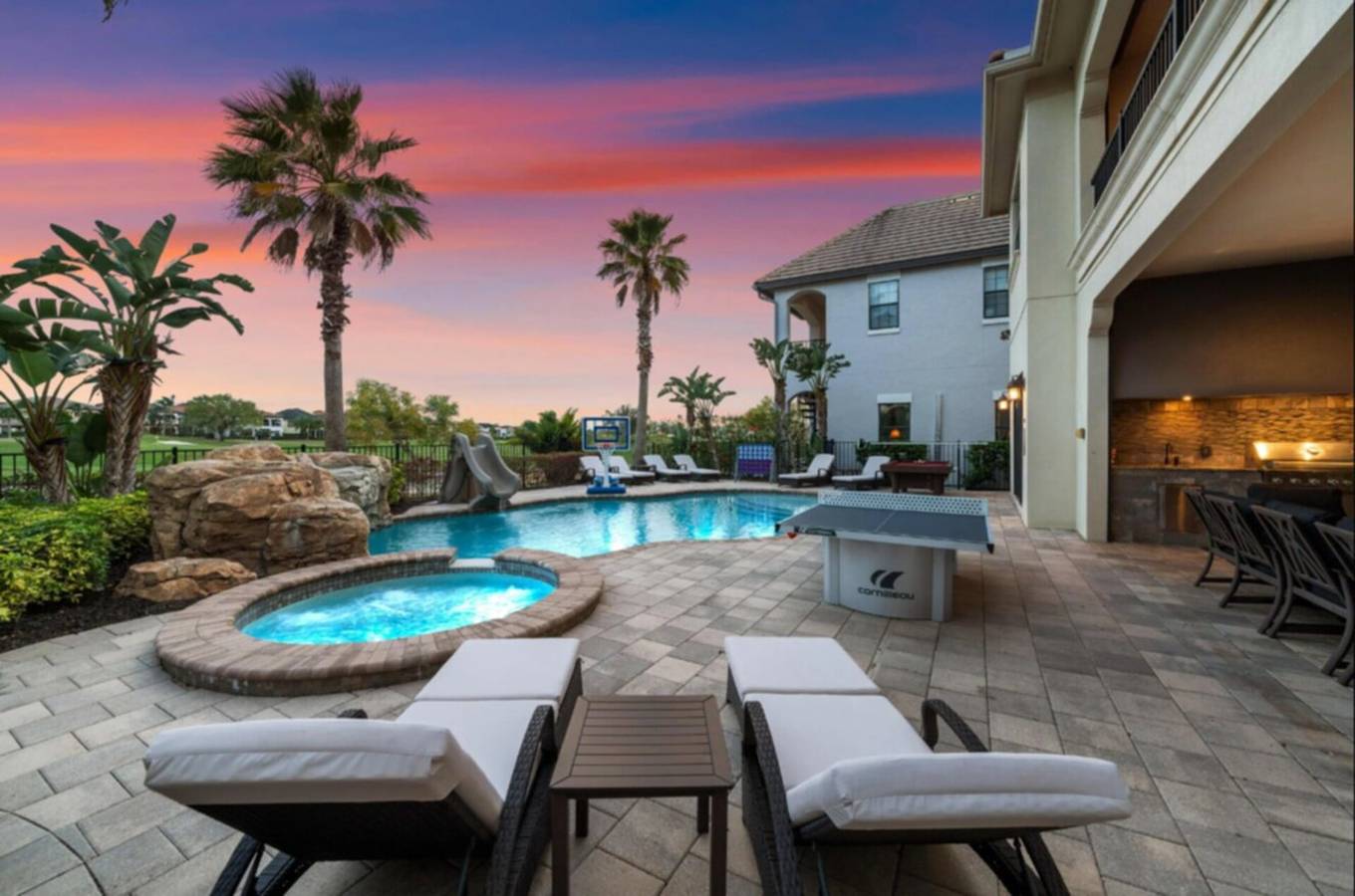 Stunning 8 Br Villa Retreat in Orlando,6639 in Reunion Resort, Four Corners