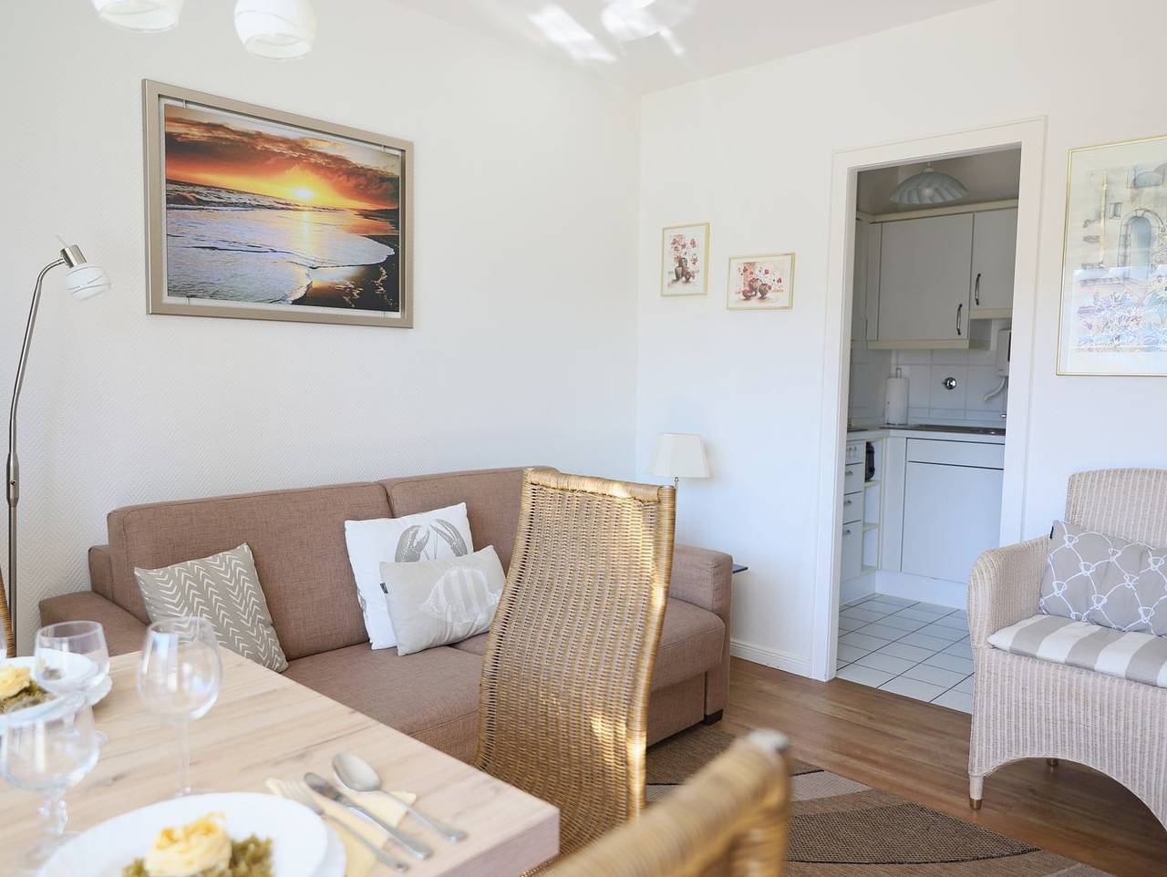 Ganze Wohnung, Gemütliches 2-Zimmer-Appartement mit Balkon, Schwimmbad in Westerland in Westerland, Sylt (Gemeinde)