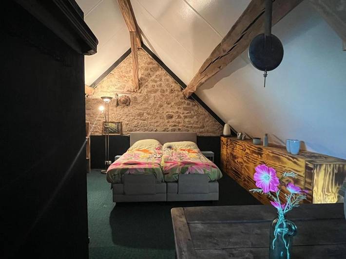 Appartement de vacances pour 2 personnes, avec terrasse ainsi que vue et jardin