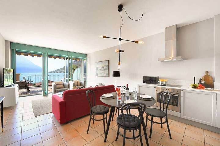 Ferienwohnung für 4 Personen, mit Seeblick und Terrasse, kinderfreundlich in Gemeinde Porlezza - 3