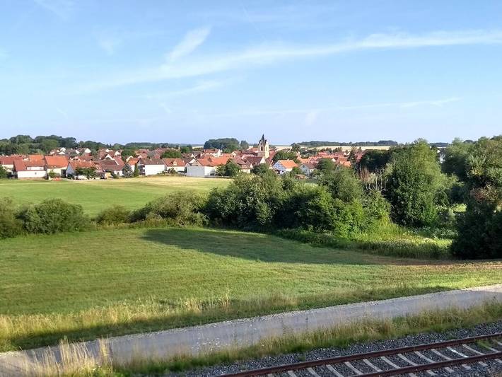 Gemütliche 90 m² große Wohnung mit moderner Ausstattung in der Nähe des Stadtzentrums von Reckendorf in Reckendorf, Landkreis Bamberg