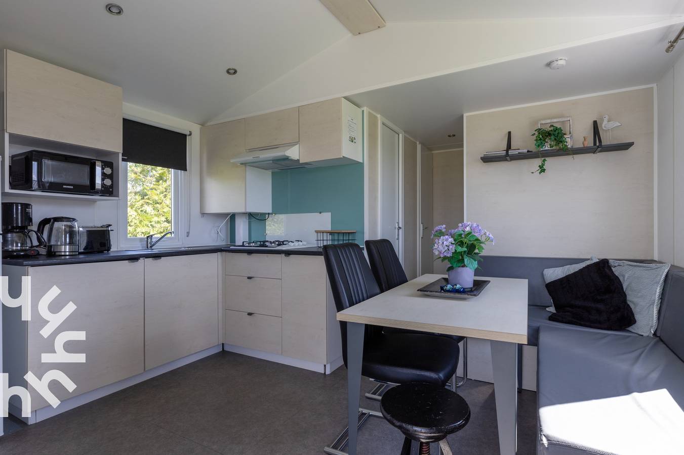 Komfortables 6-Personen-Chalet in Lemmer mit freiem Blick auf das Wasser in Lemmer, Ijsselmeer