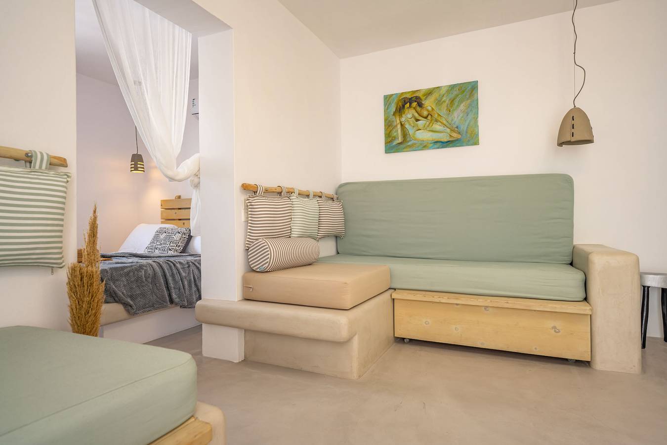 Ganze Wohnung, Ferienwohnung 'Family Suite' mit privater Terrasse, Wi-Fi und Klimaanlage in Naxos Stadt, Kykladen
