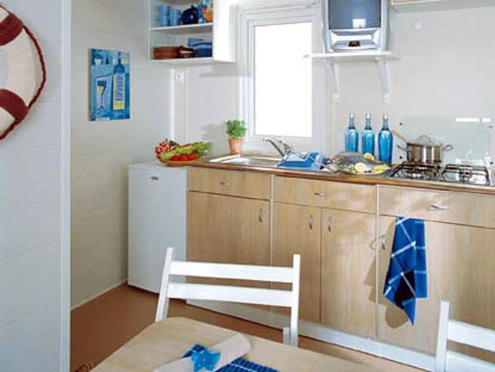 Camping Les Routes de Provence - Ciela Village  - Mobilheim 4 personen - Ciela Confort - 2 Zimmer in Forcalquier, Regionaler Naturpark Luberon