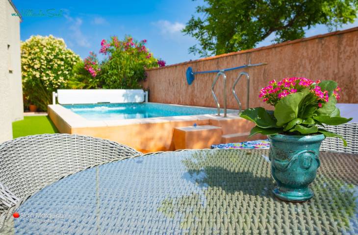 Villa pour 7 personnes, avec jardin et piscine