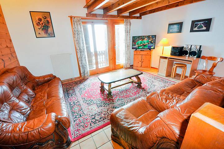 Gîte pour 8 personnes, avec sauna ainsi que vue et balcon dans Les Crosets - 4