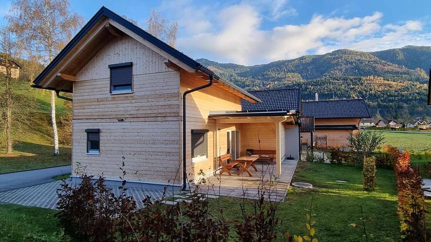 Ferienhaus für 6 Personen, mit Ausblick und Garten sowie Terrasse