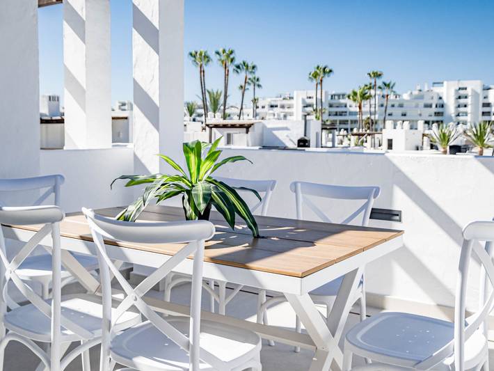 Casa de huéspedes para 8 personas, con piscina y jardín en San Pedro Alcántara - 4