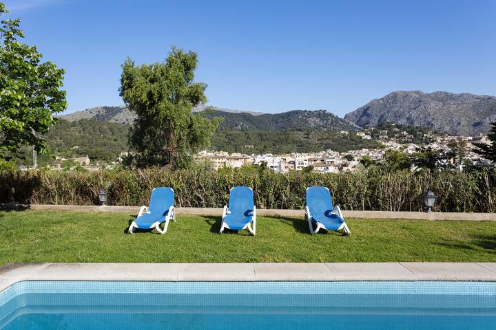 Villa "El Coster de Ca La Paina" with Pool and Mountain View in Pollença Town, Pollença