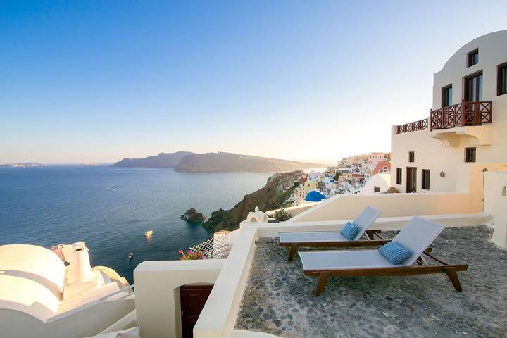 Location de vacances pour 4 personnes, avec jacuzzi et balcon à Oia - 3