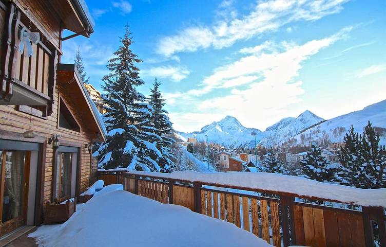 Chalet voor 12 personen, with uitzicht and sauna as well as balkon in Les Deux Alpes