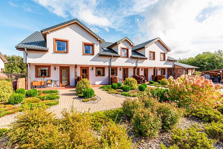 Ferienhaus für 4 Personen, mit Terrasse, kinderfreundlich in Sarbinowo