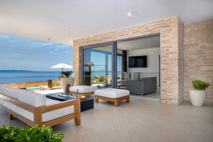 Villa pour 7 personnes, avec piscine ainsi que jardin et sauna à Novalja - 3