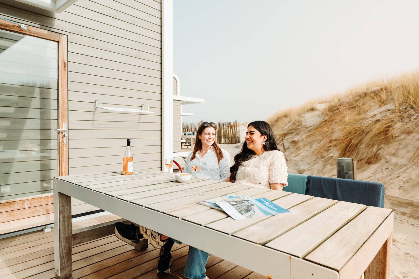 Strandweelde — Strandhäuschen in Nieuwvliet, Zeeuwse Kust