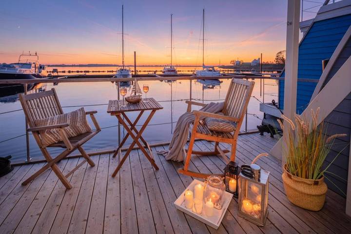 Ferienhaus für 5 Personen, mit Ausblick und Seeblick sowie Terrasse, mit Haustier in Burgstaaken - 3