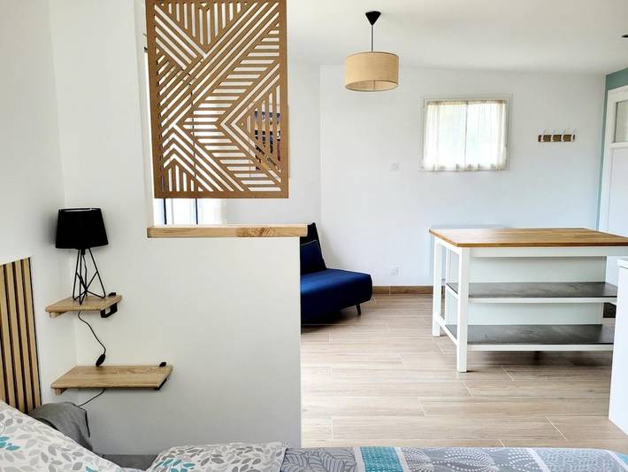 Appartement de vacances pour 2 personnes, avec terrasse et jardin