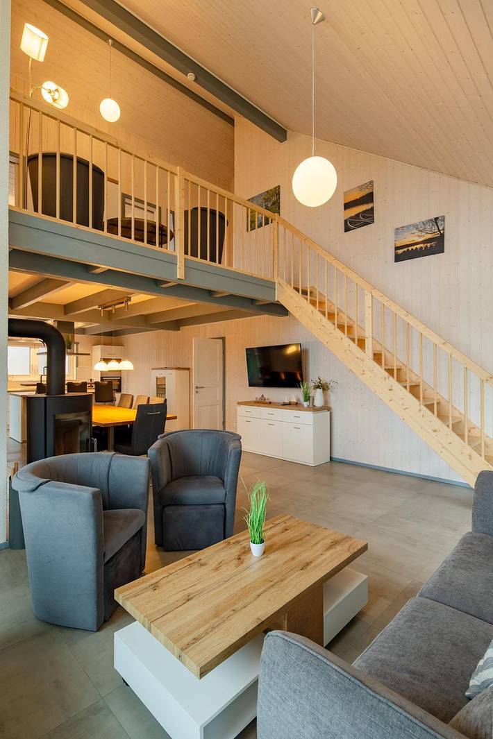 Schwan 308 - Modernes großzügiges Ferienhaus im skandinavischen Stil in Mirow, Mecklenburg-Strelitz